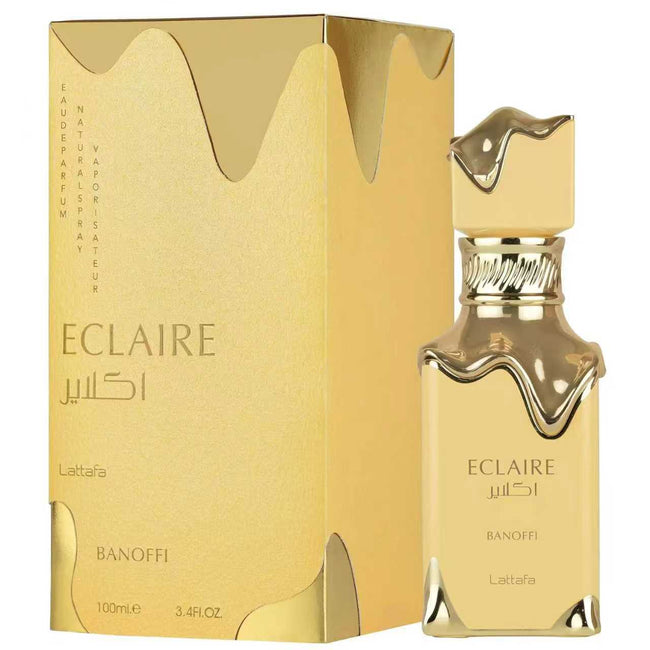 Lattafa Eclaire Banoffi EDP 3.4 oz for Lattafa perfume wholesale USA retailers.