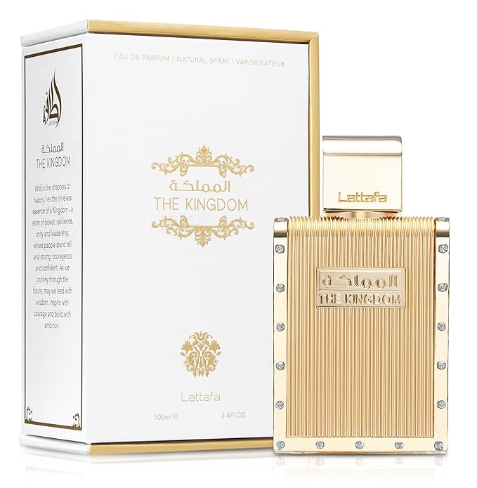 Lattafa The Kingdom EDP Spray 3.4 oz for men for Lattafa perfume wholesale USA retailers.